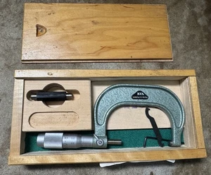 VIS Micrometer in Wooden Box 50-75mm (C3) - Picture 1 of 3
