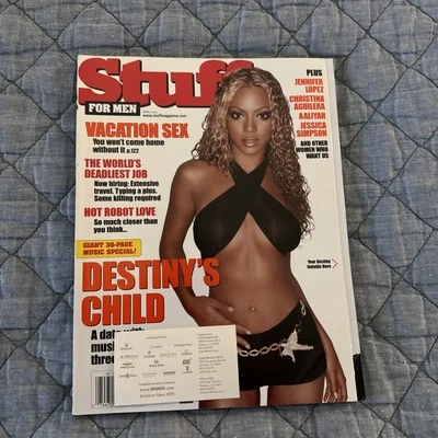 Stuff Magazine 17 April 2001 Destiny's Child Beyonce Hot Robot Love - Image 1 of 2