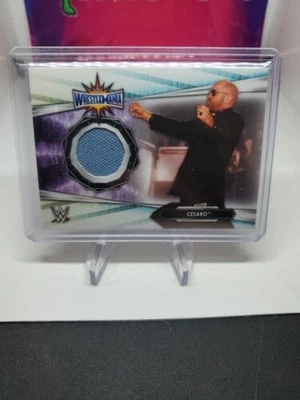 2021 Topps WWE Event Used Mat Relic #MR-CS Cesaro Wrestlemania 33 SSP - Image 1 of 3