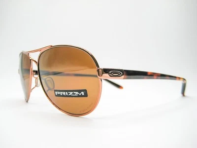 Nuevo Auténtico Oakley Tie Breaker OO4108-1756 Oro Rosa/PRIZM Tungsteno Polarizado Foto 1 de 4