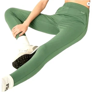 NWT Victoria’s Secret PINK High Waist Full Length Slim fit Joggers GREEN Size Sm - Picture 1 of 10