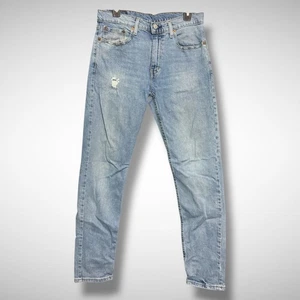 Levis 512 Jeans Herren 32 x 32 Slim Taper Fit Einfarbig Blau Denim Hose  - Bild 1 von 9