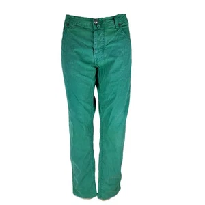 Jacob Cohen Green Jeans Size 34 Italy Handmade Denim Designer - Picture 1 of 16