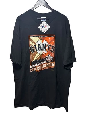 Camiseta de los Gigantes de San Francisco 2010 Campeones de la Serie Mundial para hombre talla 2XL XXL NUEVA CON ETIQUETAS Foto 1 de 4