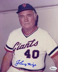 Johnny Mize Signed Jsa Cert Sticker Authentic Autograph - Picture 1 of 1
