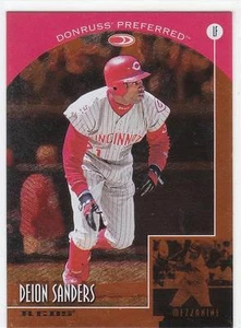 DEION SANDERS 1998 Donruss Preferred Baseball card #64 Cincinnati Reds NR MT - Picture 1 of 1