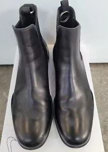 PRADA Herren schwarz Leder Größe 7/8 Stiefel - Bild 1 von 8