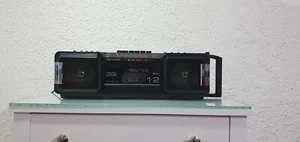 SHARP WQ-T282H (BK) GHETTOBLASTER BOOMBOX - Foto 1 di 13