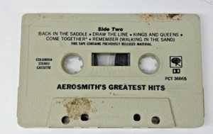 Pre-owned Aerosmith's Greatest Hits Cassette Tape ONLY	(Columbia – PCT 36865) - Picture 1 of 2
