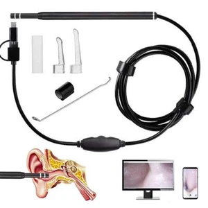 5.5mm Led Endoscope Otoscope USB Ear Cleaning Camera Scope Ear Wax Earwax Tool - Picture 1 of 12