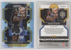 2022 Panini Prizm WNBA Hyper Prizm Dana Evans #149 Rookie RC