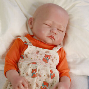 COSDDOLL 17" Reborn Baby Doll Soft Full Silicone Newborn Doll Sleeping Baby Girl