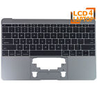 US Neu EMC 3099 Grau Tastatur Topcase Handauflage Macbook A1534 12" Jahr 2016 2017