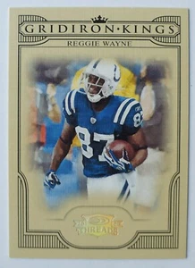 48/100 REGGIE WAYNE 2008 Donruss Threads GOLD HOLOFOIL SP Gridiron Kings #PGK-20 - Picture 1 of 2