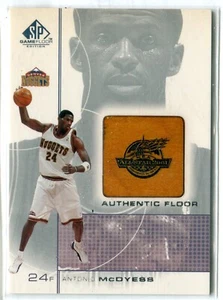 2001-02 SP Game Floor Antonio McDyess All-Star GU COURT RELIC DENVER NUGGETS - Imagen 1 de 1