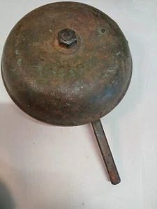 VINTAGE - ANTIQUE Cast Iron Bell School Fire House Farmhouse Country Decor - Picture 1 of 10