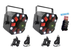 Chauvet DJ Swarm 5 FX ILS 3-in-1 LED light 2 Pack with 2xD-FI USB2 + O-Clamps - Picture 1 of 5