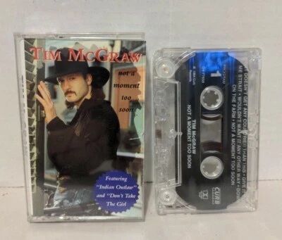  Tim McGraw Not a Moment Too Soon Cassette Tape - Image 1 of 2