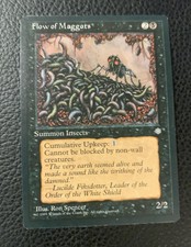 Magic the gathering ~ MTG ~ 1x Flow of Maggots ~ Ice Age ~ LP/NM - Orig. Owner