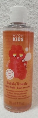 Avon Kids APPLE BURST Bubble Trouble Bath Gel Toxin-Free 8 oz/236mL New RARE - Image 1 of 4