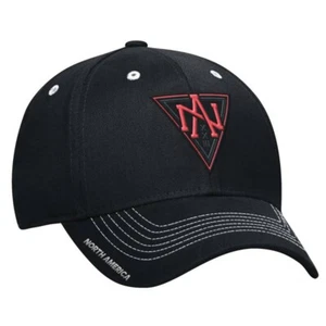North America WCH Adidas Unisex Negro Estructurado Flexible Gorra - Imagen 1 de 2