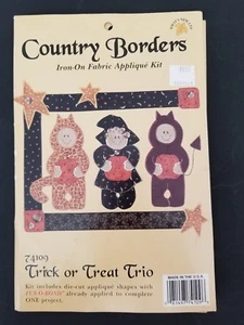 Country Borders Bügelbild Stoff Applikation Set-NOS Trio 74109 - Bild 1 von 4