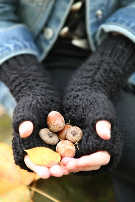 Knitting Pattern - mittens mitts gloves -baby to adult sizes - IN MY HEART MITTS - Image 1 of 3