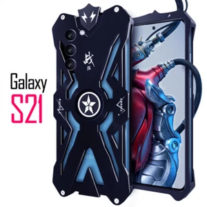 Potente funda blindada de metal a prueba de golpes para Samsung S21 fundas de aluminio cubierta parachoques - Imagen 1 de 7