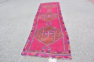Tappeti vintage, tappeto runner 3,3 x 10,8 piedi, tappeto turco, tappeto oushak, tappeti antichi - Foto 1 di 6
