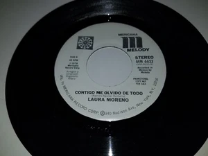 LAURA MORENO Contigo Me / Que Te Dio Esa MERICANA MELODY 6633 45 VINYL RECORD - Picture 1 of 2