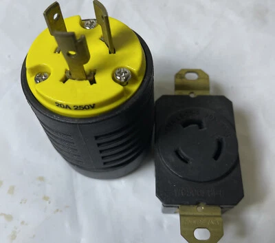 Legrand Pass & Seymour L620P Grado Industrial Macho 20A 250v W Hembra Foto 1 de 4