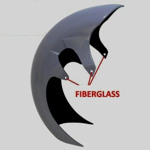SUZUKI M109R STEALTH FRONT FENDER (GEL COATED) - Picture 1 of 5