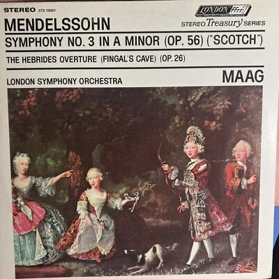MENDELSSOHN - Scotch Symphony Fingal's Cave IMPORT FIRST PRESS 1971 Maag Vinyl - Image 1 of 4