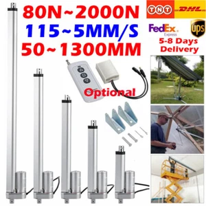 Controlador remoto motor actuador lineal DC 12V 80N 200N 700N 2000N 50mm -1000mm - Imagen 1 de 42