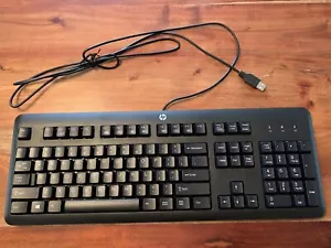 New HP Black Keyboard KU-1156 PN 672647-003 Genuine HP USB - Picture 1 of 7