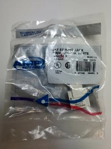 AMP NetConnect 406372-3 CAT 5E RJ45 Jack ~ White - Picture 1 of 2