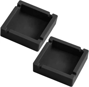 2Pcs Cigar Ashtray Silicone Unbreakable Cigarettes Ashtray Big with 4 Dual-Use R - Picture 1 of 7