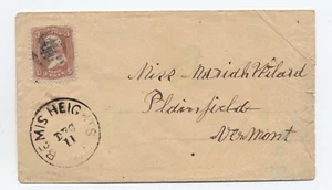 1860s Bemis Heights NY #65 cover DPO [h.4389] - Picture 1 of 3