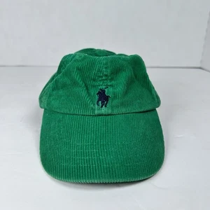 Polo Ralph Lauren Hat Cap Corduroy Green Baby Toddler Boys 9-24 Month - Picture 1 of 9