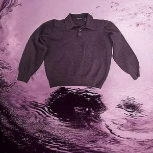 Joseph & Lyman Merino Wool Polo Sweater Made in Italy Purple Girl's XL - Picture 1 of 8