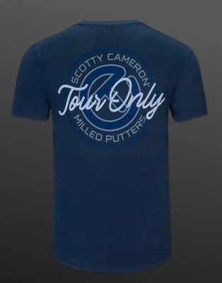 Scotty Cameron Circle T Tour Script T 恤 - Midnight Navy - 大号 — 第 1/4 张图片
