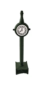 DEPT 56 City Uhrenturm Heritage Snow Village Zubehör Metall nicht mehr produziert 3 1/2" - Bild 1 von 3