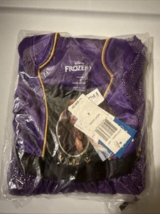 Disney Princess Frozen Anna Fantasy Nightgown Pajamas Costume Purple New Size 4 - Picture 1 of 3