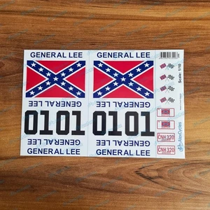 GENERAL LEE RC Car Tamiya Decals Stickers CUT Kit 1/10 Scale Losi Mini Xray HPI - Picture 1 of 7
