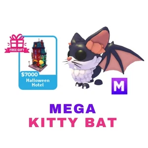 Mega Kitty Bat Adopt me Legendary US - schnelle 30-minütige Lieferung! - Bild 1 von 1