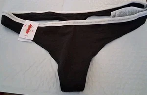 Calvin Klein CK One cotone singolo perizoma intimo QD3783 taglia L nero - Foto 1 di 2