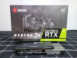 MSI GeForce RTX 3070 VENTUS 3X OC 8GB GDDR6 Grafikkarte mit Karton - Bild 1 von 6