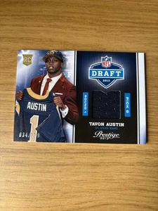 2013 Panini Prestige NFL Draft Materials 034/299 Tavon Austin #8 Rookie RC - Bild 1 von 2