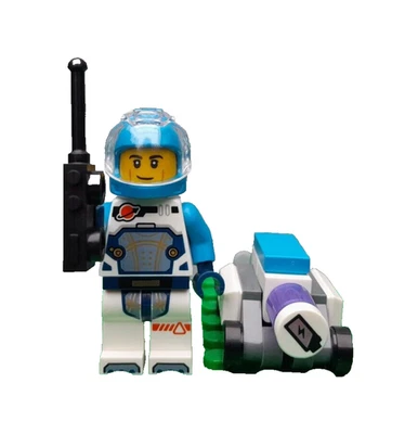 GENUINE LEGO CITY SPACE ASTRONAUT QUASAR GORDON & ROVER MINIFIGURES BRAND NEW - Image 1 of 3
