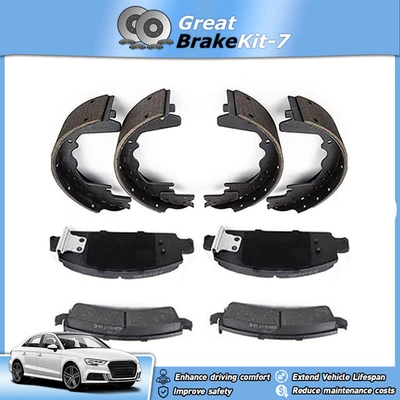 Zapatas de freno delanteras traseras originales zapatas de tambor para Dodge W200 1975 1976 1977 1978 7,2 L Foto 1 de 4